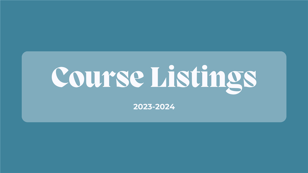  2023-2024 Course Listings